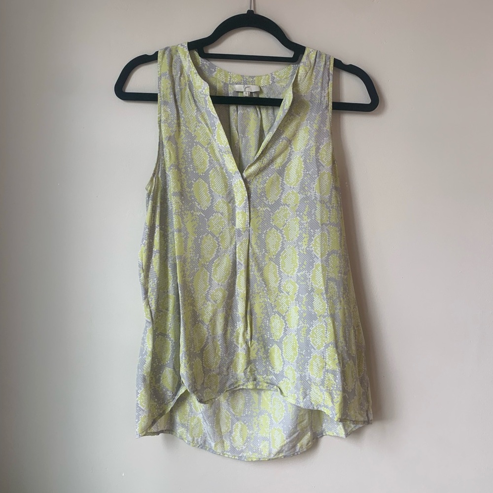 Joie brand sleeveless snake print take size S